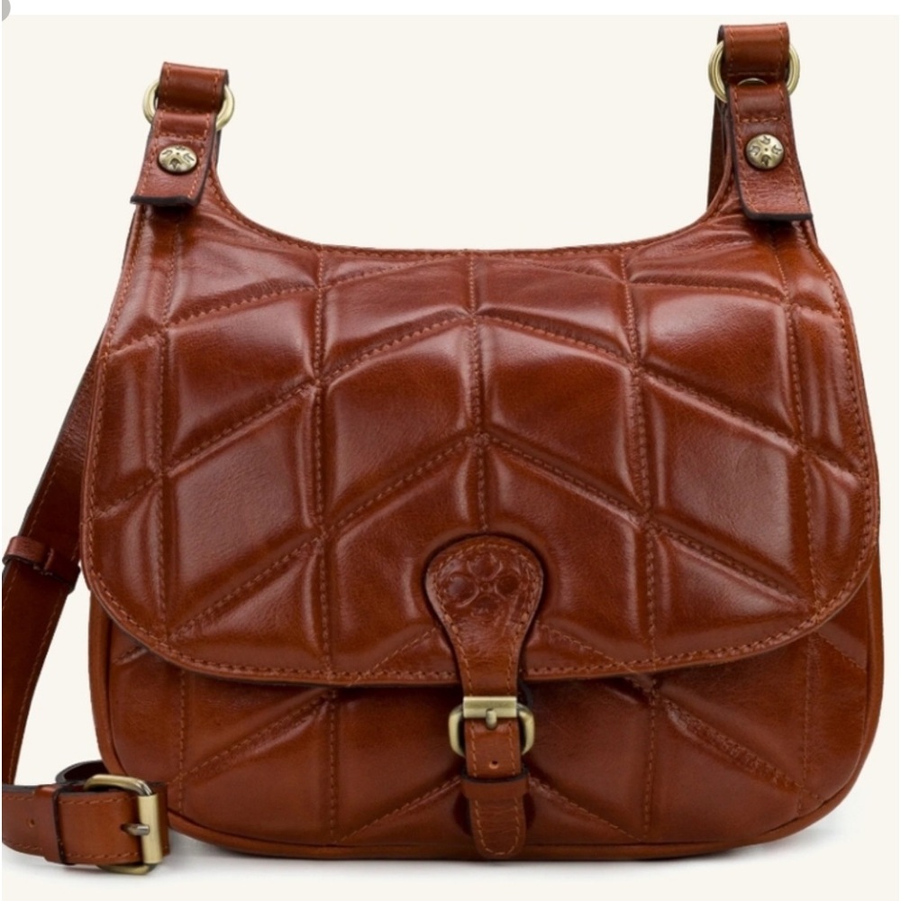 Patricia Nash London Quilted Saddlebag Crossbody